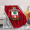 Southampton FC Flannel Blanket, High Quality Comfortable for All Seasons, Home Decor, Warmth and Comfort