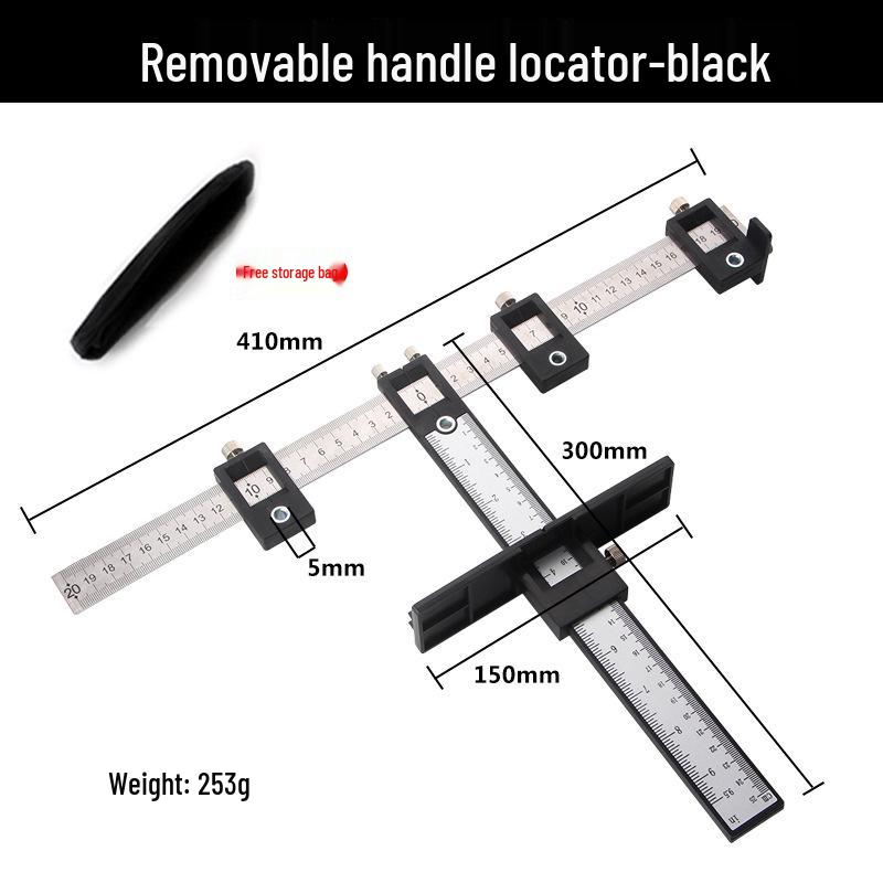 

Деревообрабатывающий инструмент для разметки и сверления ручек дверцы шкафа
