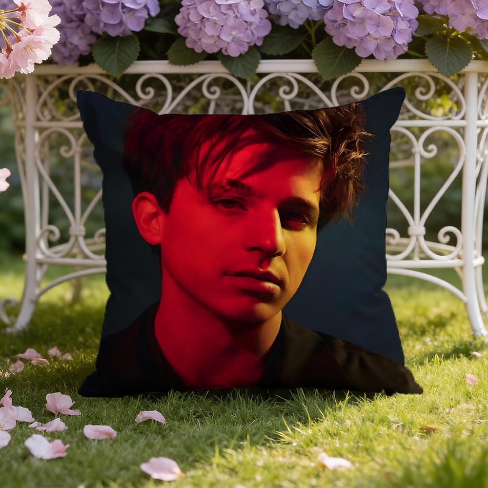 Singer C-Charlie Puth Cushion Cover Home & Car Dual-Scene Pillow Cover: Reversible for Premium Comfort