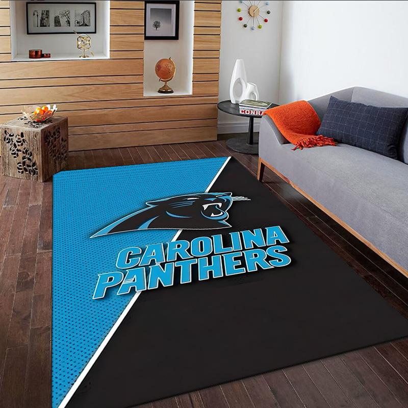 Panthers Helmet Carpet, Kitchen Rugs, Yoga Mat, Non-Slip Mats, Rug for Bathroom, Living Room bedroom, Camping Rugs Christmas Gift