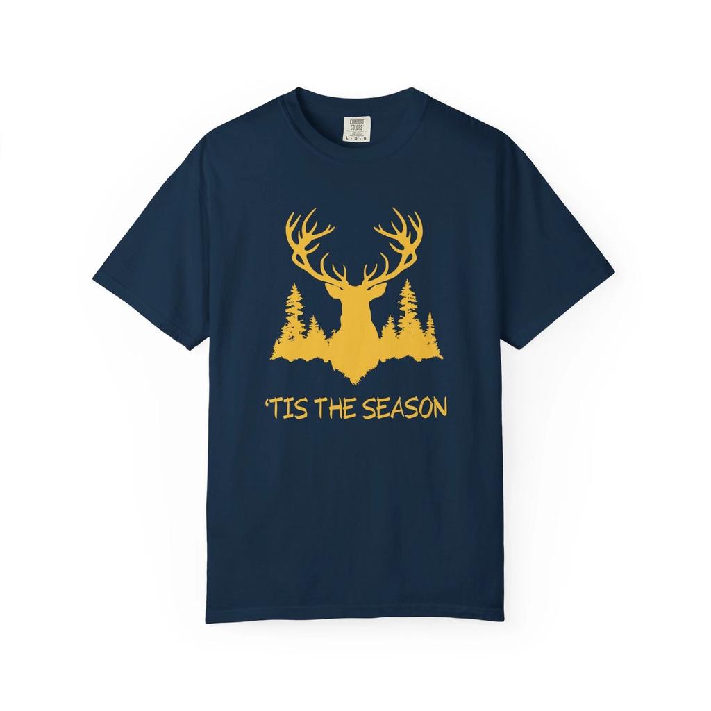 HIRSCHZEIT T-Shirt, Jagdhemd, Hirschjagdzeit Shirt, Herren T-Shirt