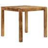 Dining Table Solid Mango Wood 82 X 80 X 76 Cm
