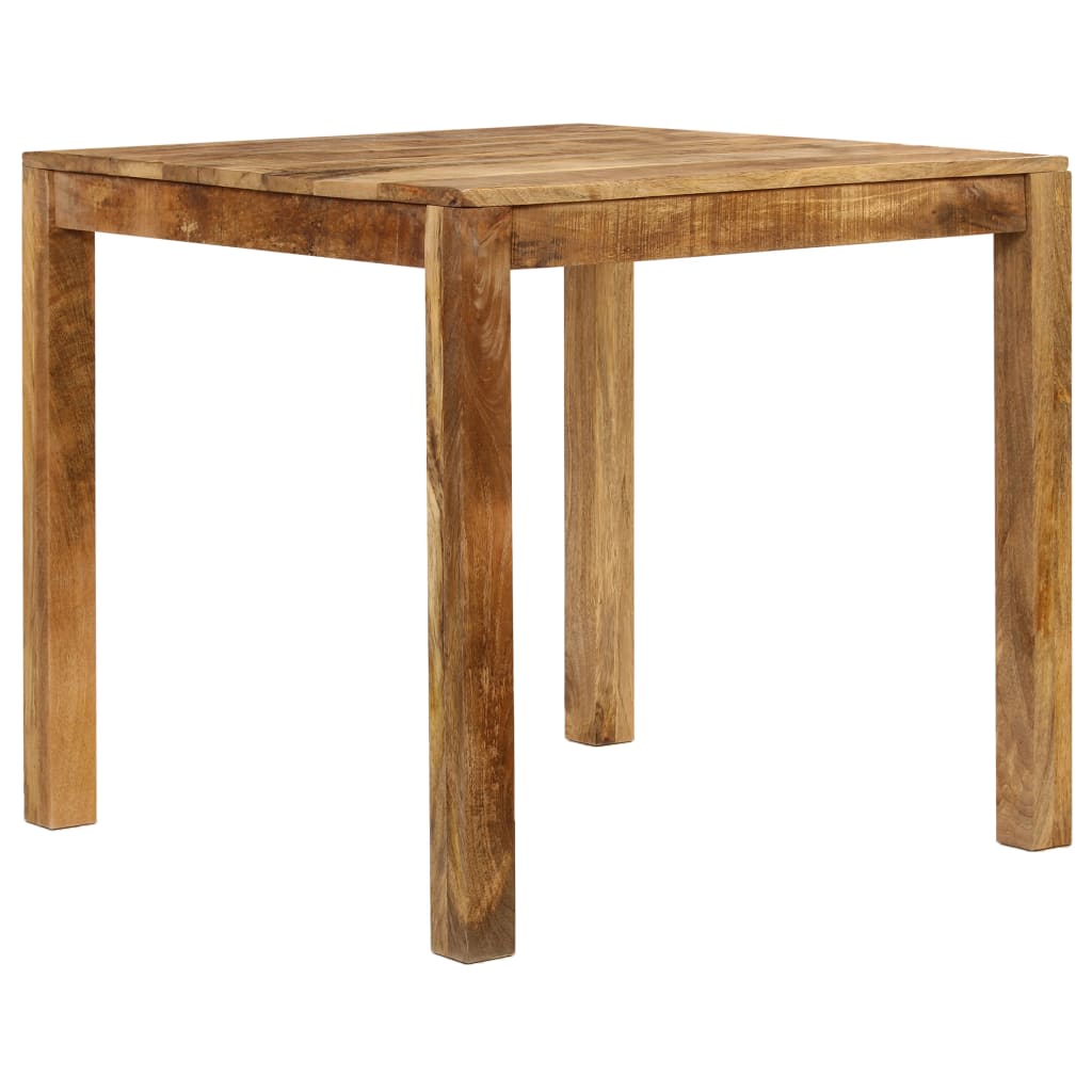 Dining Table Solid Mango Wood 82 X 80 X 76 Cm