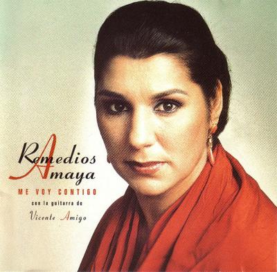 CD REMEDIOS AMAYA CON LA GUITARRA DE V - Me Voy Contigo 8214432,7243821 Hispavox, EMI 1997 Spain Latin Used