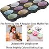 100 Stück Muffins Papier Cupcake Förmchen Backförmchen Hüllen Muffinförmchen Kuchenförmchen Dekorationswerkzeuge Küchen Kuchenwerkzeuge DIY