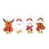 Plush Doll Figurine With Bells For Indoor Outdoor Christmas Decoration Seasonal Hanging Figurines Party Supplies