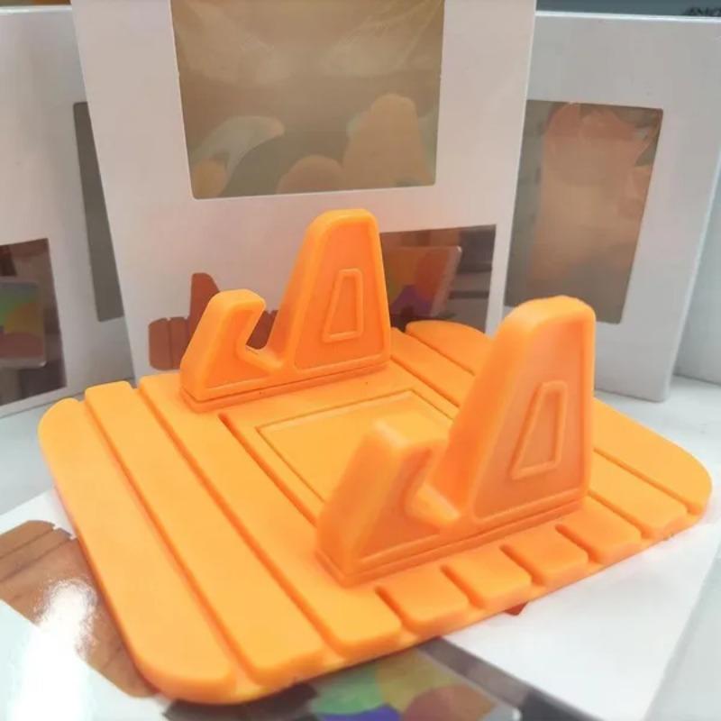 

1 шт. Автомобильный коврик на приборную панель противоскользящий крепление держатель для телефона подставка кронштейн автомобильные аксессуары оранжевый