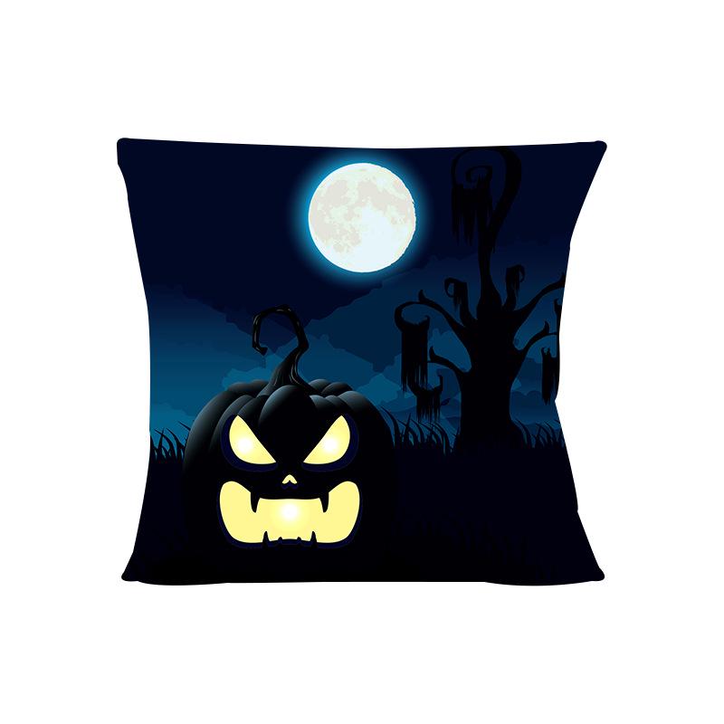 Copricuscino da divano zucca di Halloween nordico