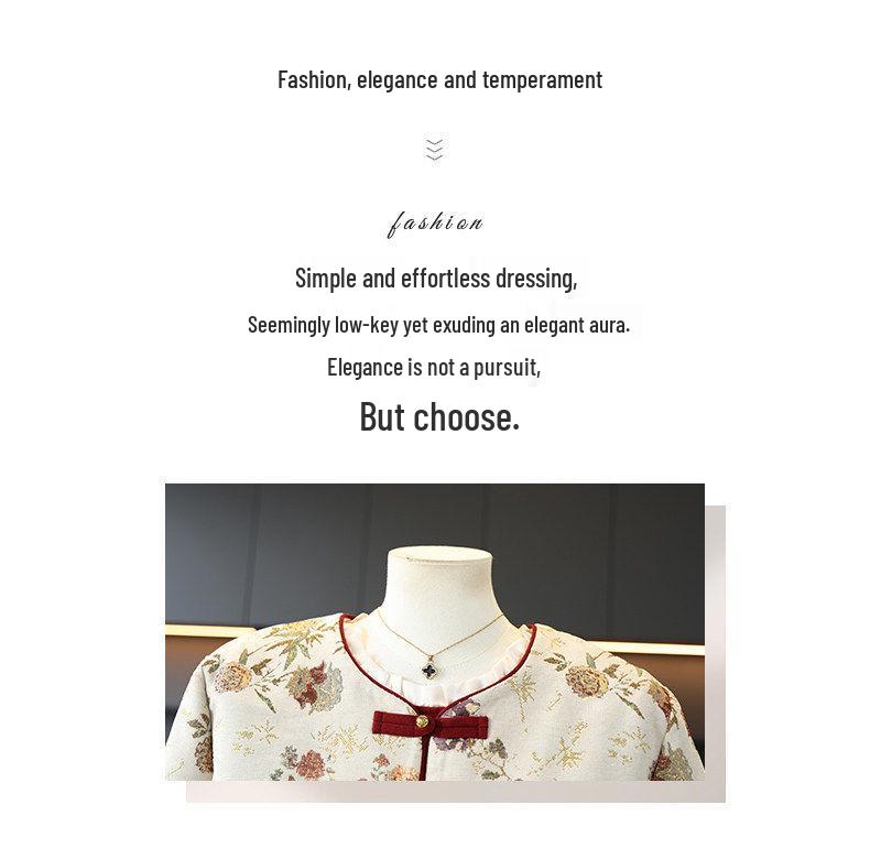 2026 Mother's Day Fashionable Spring Jacket: Chinese Style Top for 50+ Women