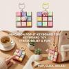 Keys Button Fidget Keychain DIY Keyboard Clicker Toy New Pinch Toy  Relief Stress