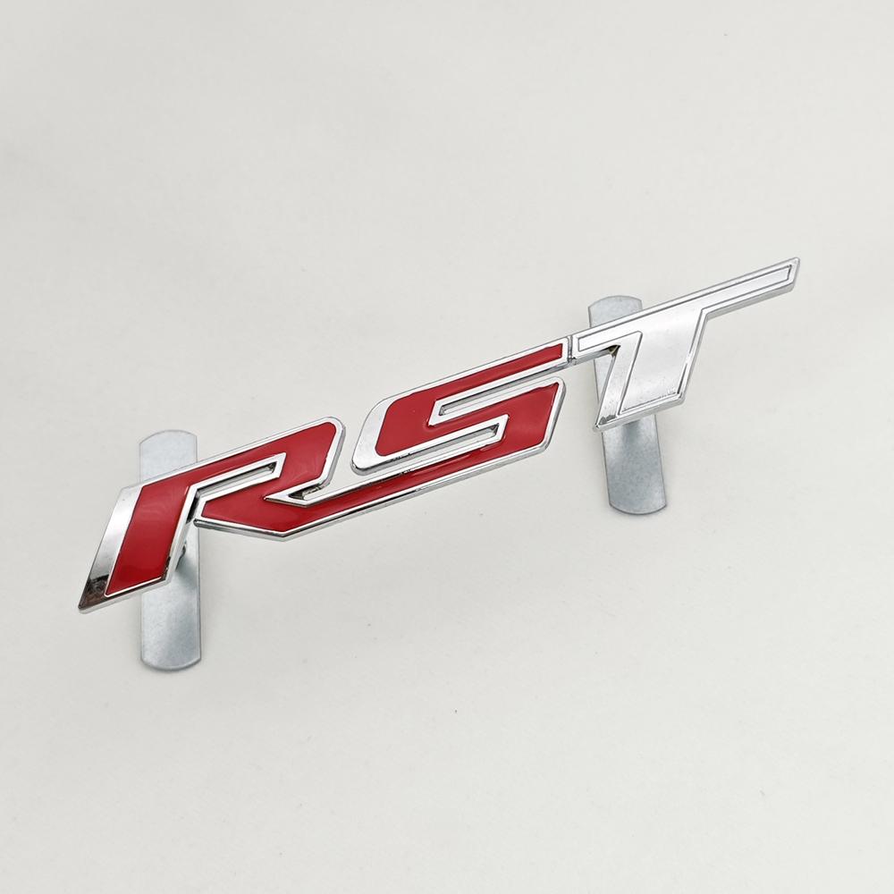 3D kovová samolepka na auto Znak RST Emblem přední mřížky Odznak kufru blatníku Pro Chevrolet Tahoe Silverado Suburban Colorado Příslušenství