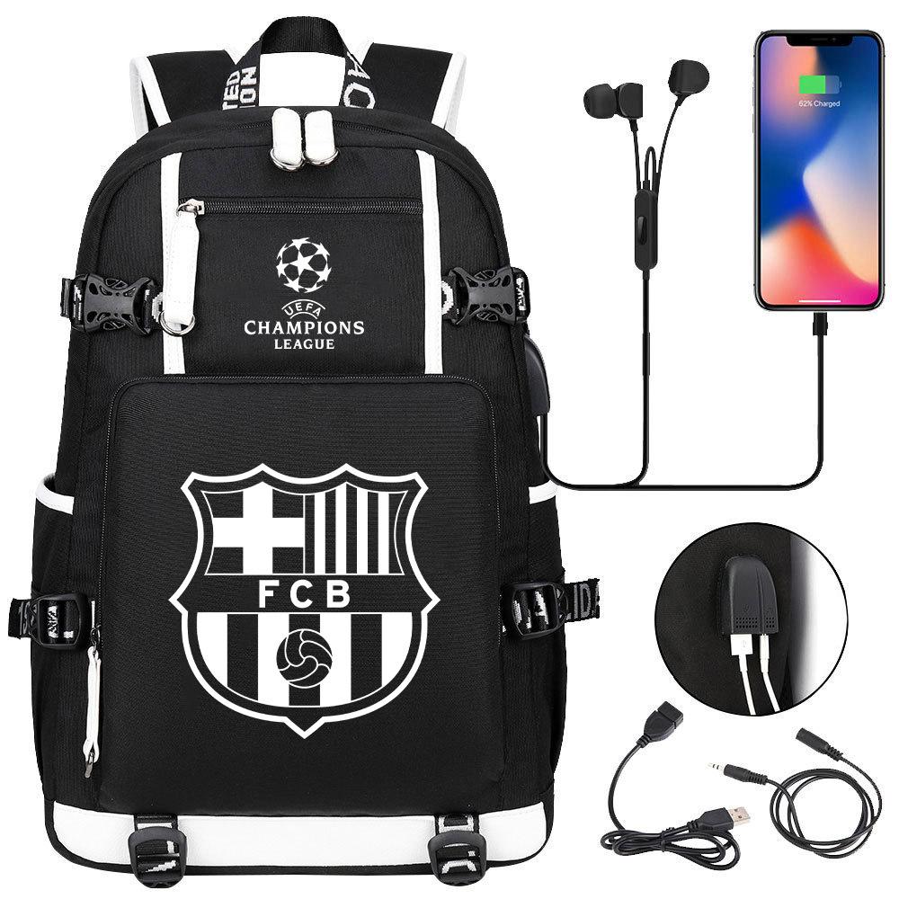 Large-Capacity General-Purpose Schoolbag Around The Football Club, Youth Trend Leisure Travel Bag