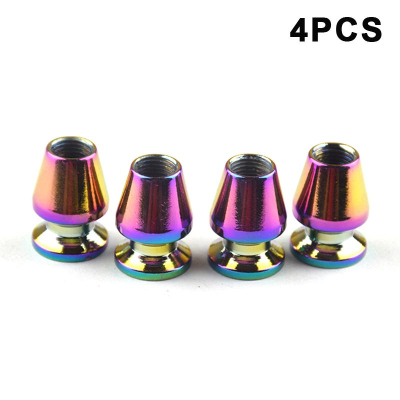 4/5PCS Tire Valve Stem Caps Anodized Aluminum Wheel Valve Covers Accessories Universal Cars SUVs Bikes Trucks And Motorcycles·