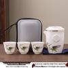 Panda-Themed Jade Tea Set 2024: Cultural Sichuan Travel Set - Perfect for Home, Outdoor Use & Gifts
