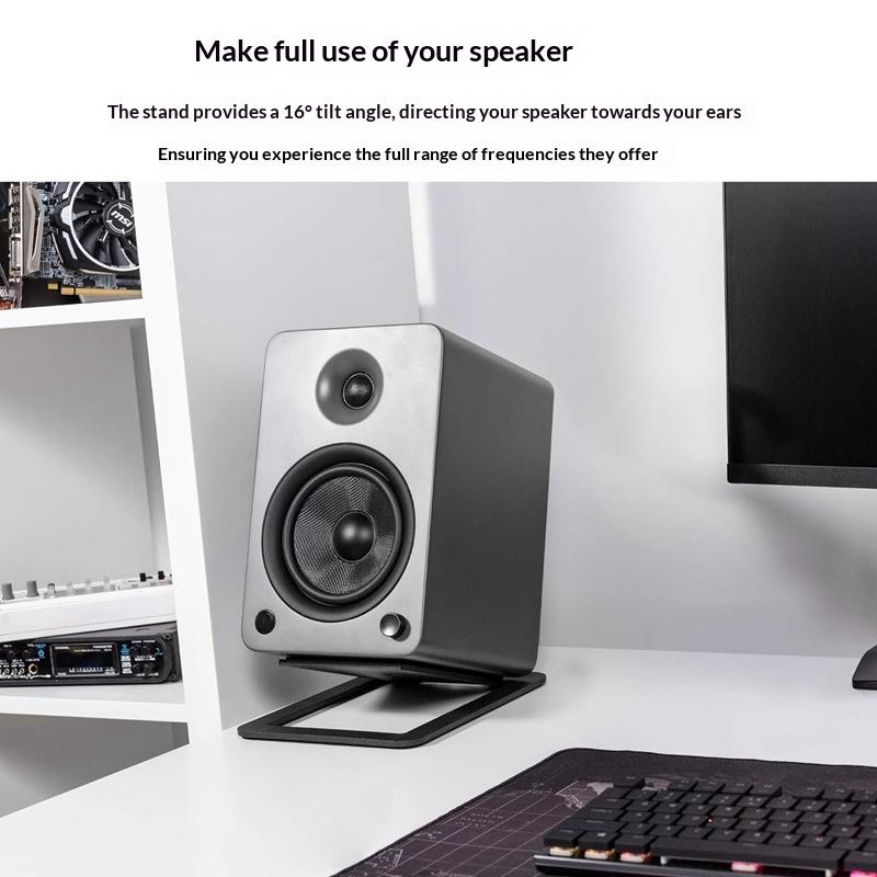 2Pcs Enhance Spatial Sound Effects And Shock Absorption Desktop Speaker Stand For Tabletop Audio Support Or Computer Speaker