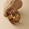 Thin PU Strap Heart Bracelet Magnetic Buckle Multilayer Bracelet Exquisite Leather Bracelet  Gift