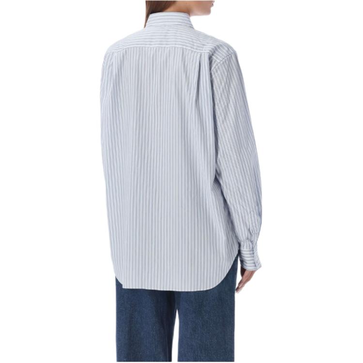 CDG Play Shirt Men's Blue White AX-B020-051-1