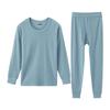 Men's Slim Fit All-Cotton Long Johns Set, Warm Thin Base Layer, Perfect for Autumn and Winter