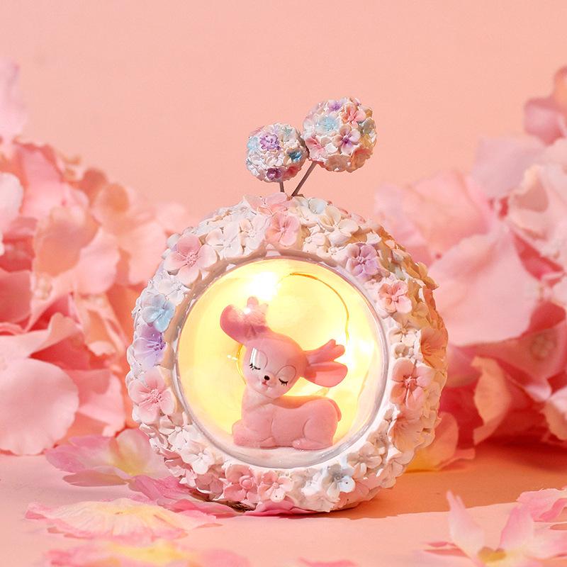 Student Desk USB Touch Night Light - Eye Protection, Cute Pet Design, Milk Star Light, Rechargeable Bedside Lamp