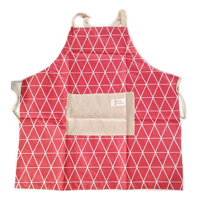 [R7694] - Waterproof Apron 'Fuji' Red Beige - 70x68 Cm