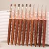 Sandelholz Nagellack Pinsel Ständer Design Malen Nageldesign Stift Detailpinsel Zeichenwerkzeug Maniküre Stift