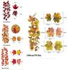 Realistischer Herbst-Ahornblatt-Girlande für Thanksgiving- und Halloween-Dekorationen