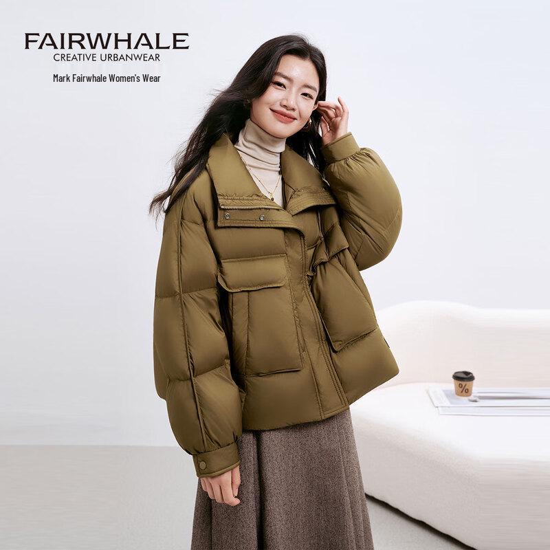 Mark Fairwhale Women's Short Stand Collar Down Jacket
