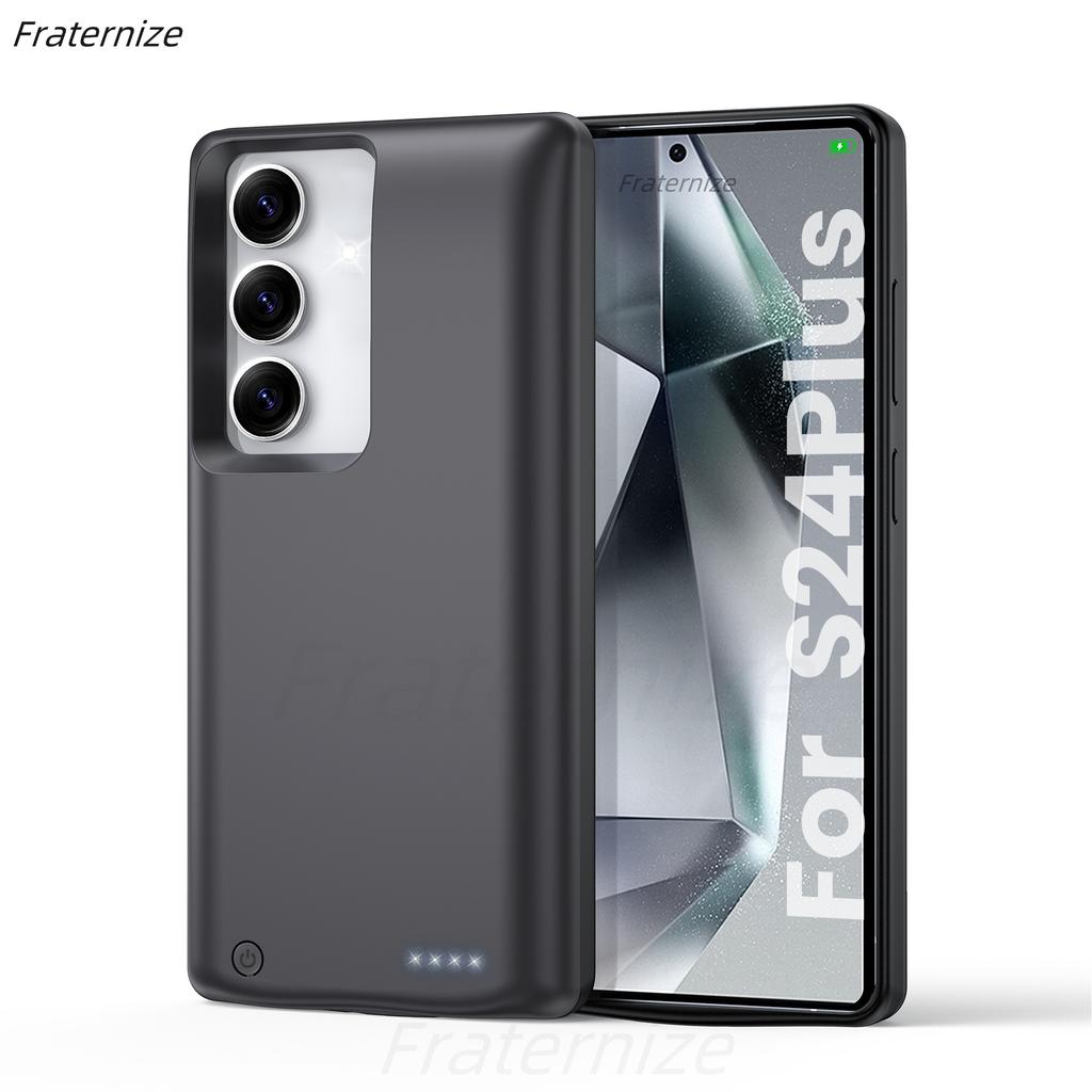 Per Samsung Galaxy S22 S23 S24 S25 Ultra S25 Plus Custodia Caricabatterie Power Bank Ricaricabile Custodia di Ricarica Estesa 10000mAh