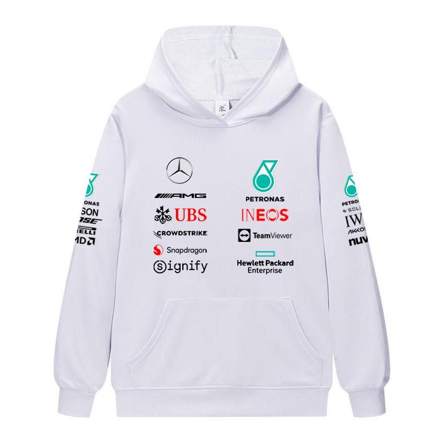 Red Bull חליפת מרוצים F1 המילטון ג'ורג' ראסל קפוצ'ון מדים קבוצתיים