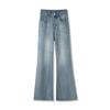 Gypsy stars hot diamonds flash new models do not stick to the legs slightly pull jeans women's soft and comfortable loose flared pants Yichun cotton