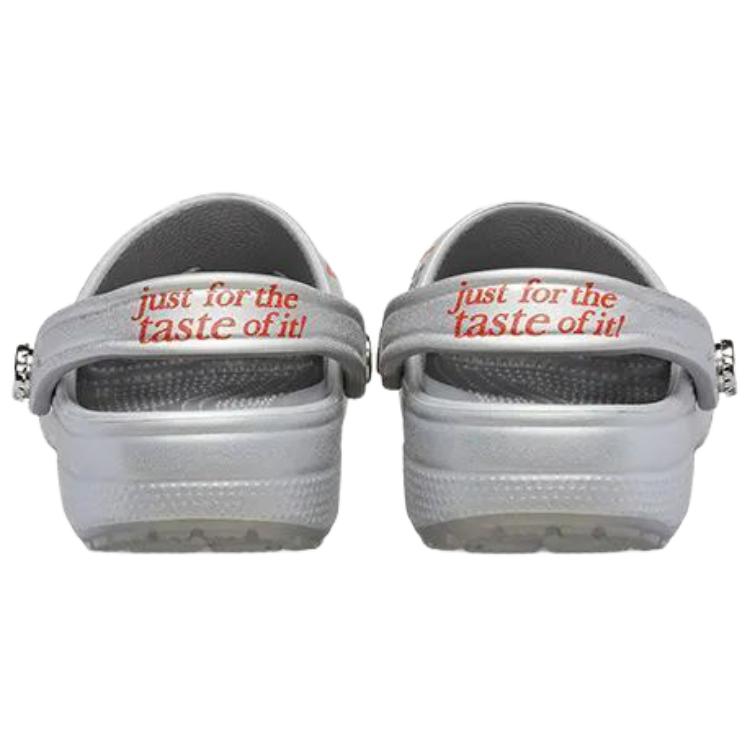 Diet Coke x Crocs Classic Clog Grau Rot Herren Sneaker 212130-90H