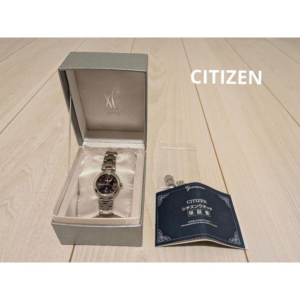 Used CITIZEN Watch xC Eco-Drive with outer box and spare links