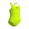 Arena Stroje Pływackie Girl's Team Swimsuit Swim Pro Solid Artic Lime Future Dusk 004762/688 140 (10-11)