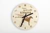 Azawakh, Tuareg Sloughi - clock with dog, wooden clock with engraving, personalised clock by Art-Dog