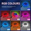 1x RGB Car USB Ambient Light Mini LED Decorative Atmosphere Lamps For Auto Interior Environment Light Computer Light Plug Play