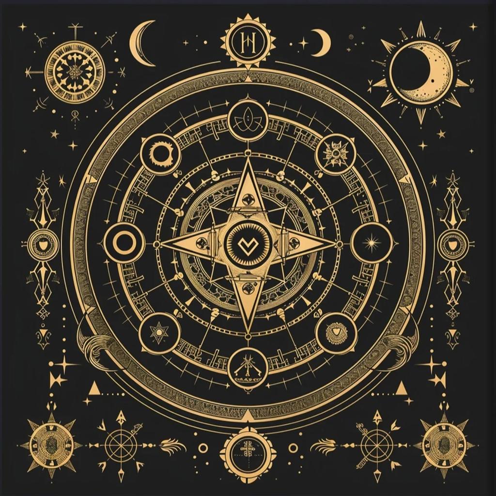 Suede Tarot Patch Tablecloth Divination Altar Cover for Rune Magic Daily Board Games