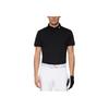 Logo Print Short Sleeve Polo Shirt Men Tops Black GMJT11825-9999