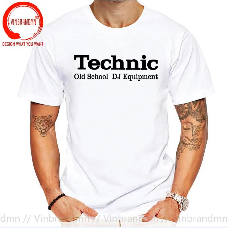 New Summer Classic T Shirt Technics Old School Dj Equipunisext Tshirts Graphic Clothing Short Sleeves Tshirt Cotton Tops Tee Shirt