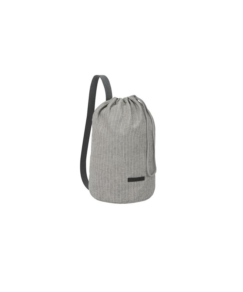 Colocynth Creta Cross Bag Light Gray Stripe