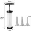 Manual Sausage Stuffer and Meatball Maker Kit Sausage Casing Filler with Filling Nozzle Home Kitchen 2 in 1 Cooking Gadget
