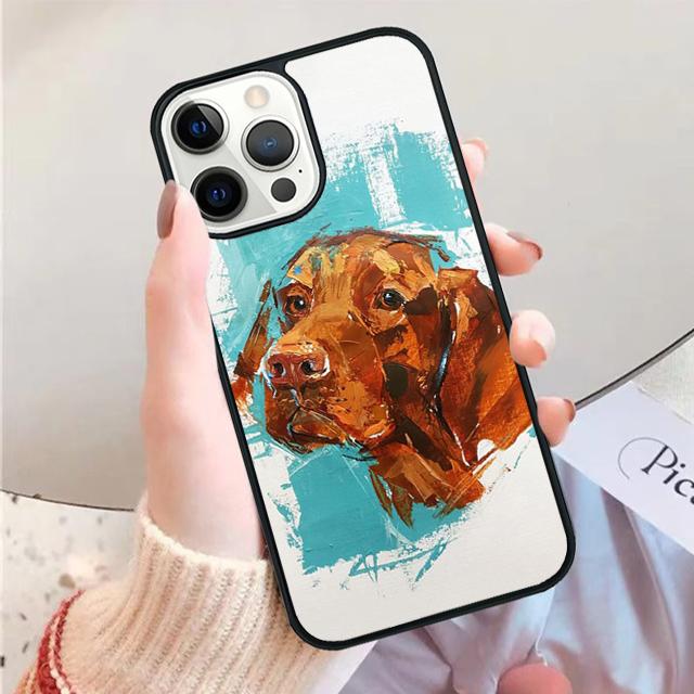Hungarian Vizsla Dog Phone Case for iPhone 17 Air 16 15 14 12 13 PLUS 11 PRO MAX Back Fundas coque Cover Shell