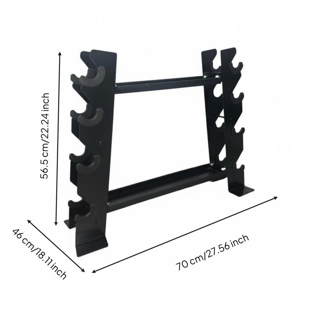 Dumbbell Rack Sturdy Storage Stable for Fitness Enthusiasts