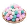 100Pcs 15-25mm Colorful Pompoms DIY Dolls Garment Handmade Material Soft Fluffy Pom Poms Ball For DIY Kids Toys Accessories