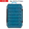 Fishing Tackle Box 12 14 Compartments Fishing Accessories Lure Hook Storage Case Double-Sided PP Fishing Tool Organizer Boxes