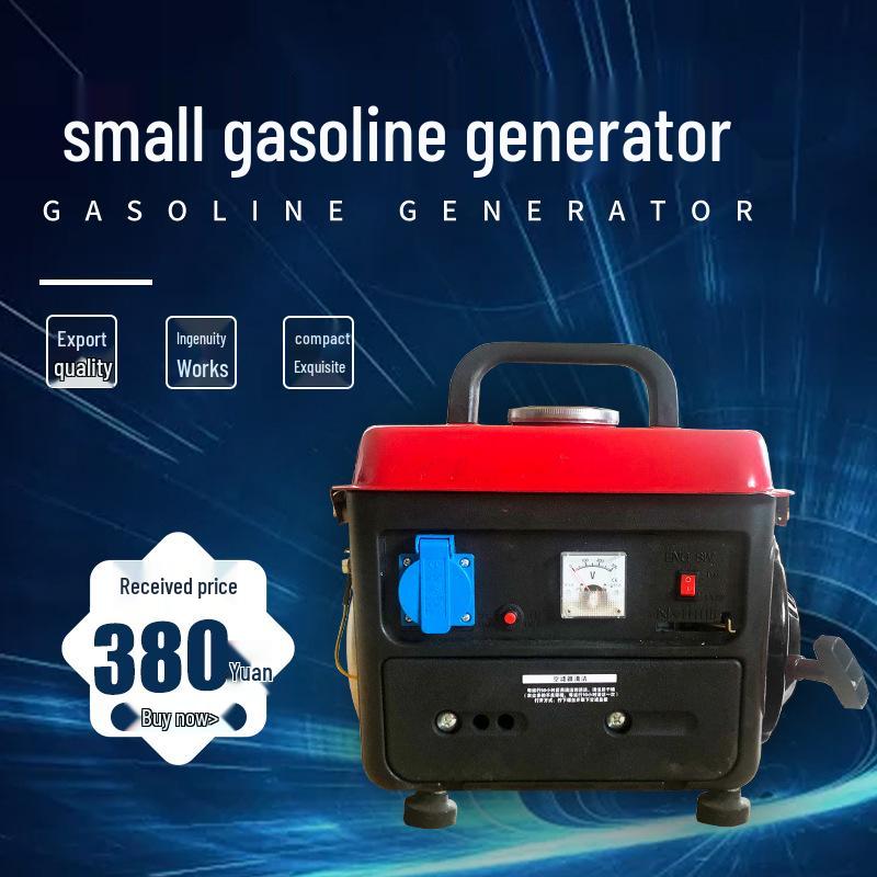 Compact 220V Low-Noise Portable Gasoline Generator