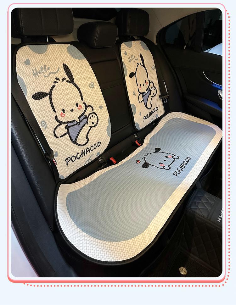 Perna Scaun Auto pentru Câini Pacha: Design Universal Desene Animate, Husă Semi-Wrap pentru Dame pentru Toate Sezoanele