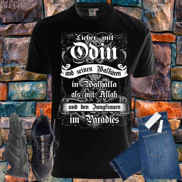 

футболка с принтом Odin Thor