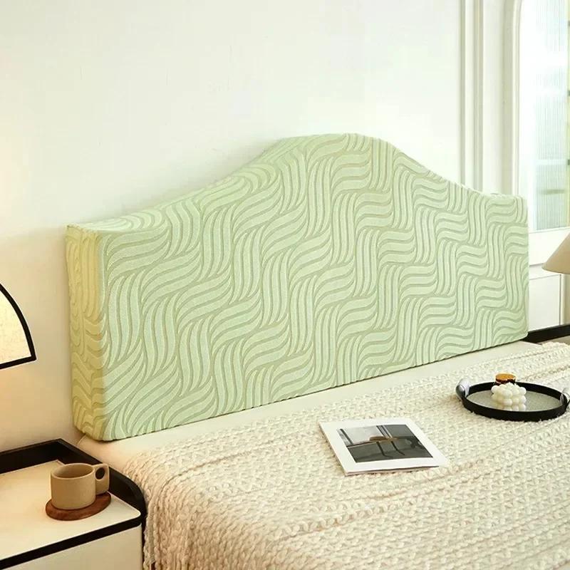 120/150/180/200/220cm Full-inclusive Bedhead Cover Solid Color Bedside Backrest Protection Headboard Dust Cover Bedroom Decor