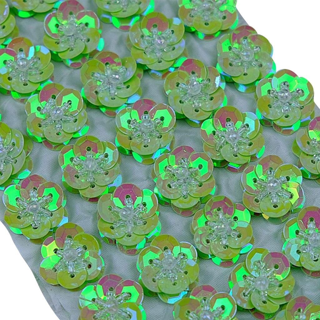 100 יחידות פרחי פאייטים 2 ס"מ תפירה בעבודת יד טלאים גב שטוח עשה זאת בעצמך מלאכות חתונה נעליים תיק