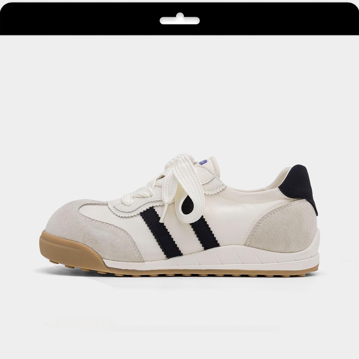 

Ziyan Fran Garden~ Big Head Ugly Cute Shoes Women 2025 Spring and Autumn Platform White Shoes Forrest Gump German Training Shoes Women 35